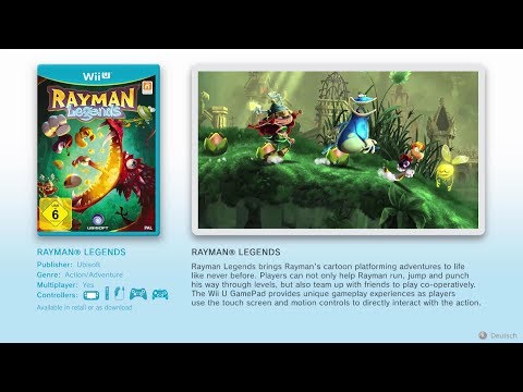 Rayman Legends INTERACTIVE DEMO Game Play (Wii U Kiosk Unit)