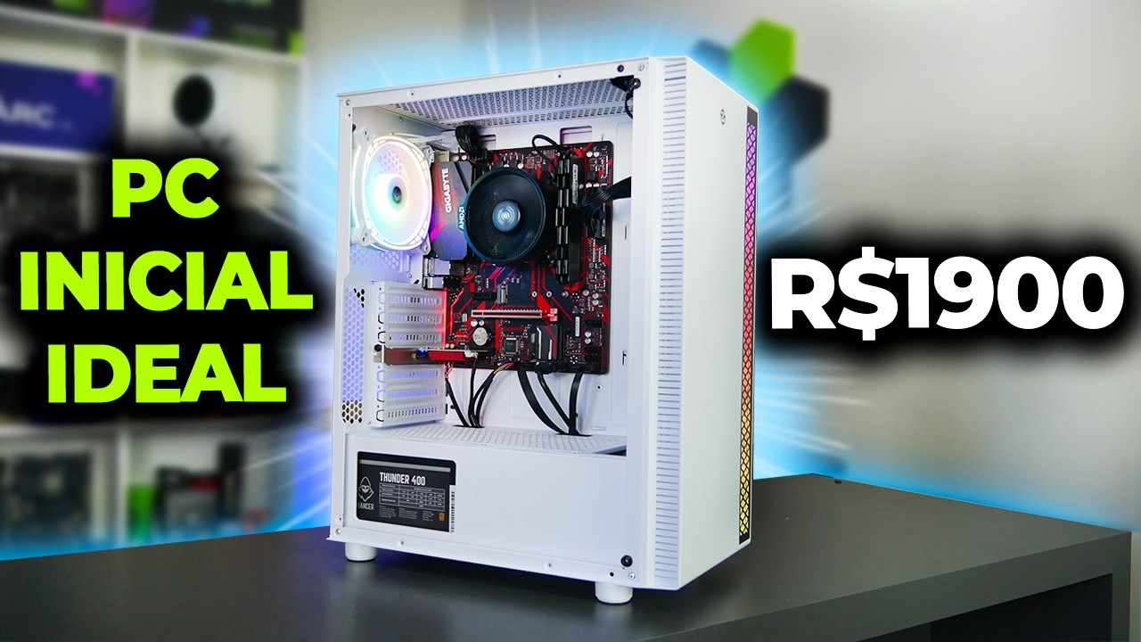 R$1900 GAMER PC TO PLAY, ASSEMBLY AND TESTS 2025! THE MOST RECOMMENDED AT THIS PRICE..