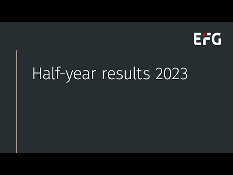 EFG half-year 2023 results: CEO interview