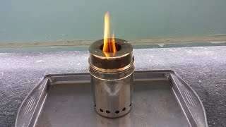 Breaking down version 4 - DIY Stainless Steel Wood Gas Stove