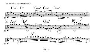 Charlie Parker on Marmaduke V -  Sept. 24, 1948