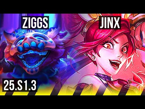 ZIGGS & Pyke vs JINX & Lulu (ADC) | 5/0/2 | KR Diamond | 25.S1.3