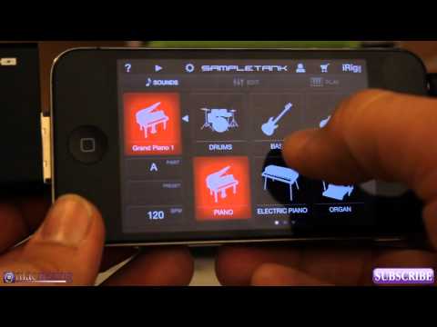 iRig MIDI Tutorial / Demo - Review - How to Use SampleTank with iRig MIDI - IK Multimedia