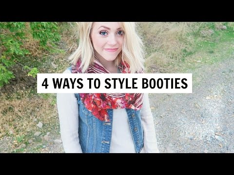 4 Ways to Style Boots // Fall Fashion How To