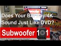 DVD Vs Blu Ray 4K Sound And What You Could Easily Be Missing Low Quality DVD Audio From 4k