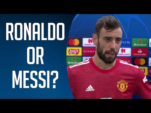 Ronaldo or Messi? ft. Bruno Fernandes, Ibrahimovic, De Bruyne 2021