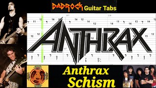 Schism - Anthrax - Guitar + Bass TABS Lesson