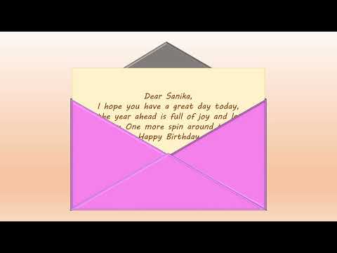 Happy Birthday Sanika