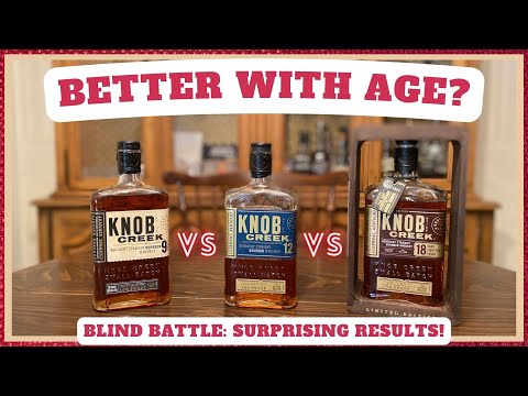 Knob Creek Bourbon Blind: 9 Year vs 12 Year vs 18 Year!
