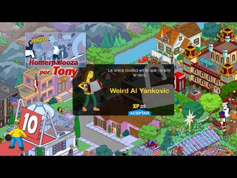 Los Simpson Springfield "Homerpalooza, Cap. 10 - Weird Al Yankovic" por Tony