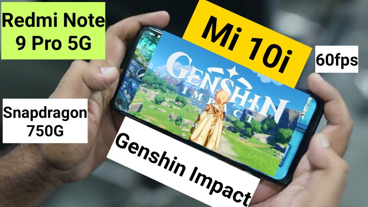 Redmi note 9 pro 5g genshin impact 60fps gameplay support test