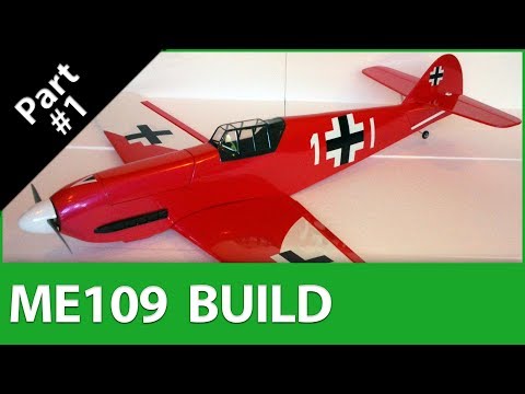 Part #1 - ME109 Build - The Fuse, Wings & "Getting Frustrated"