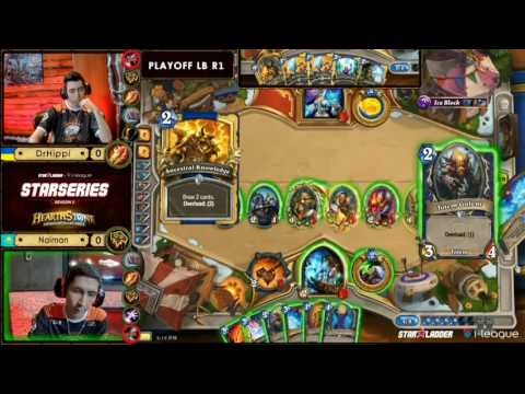 DrHippi vs Naiman - Hearthstone StarLadder i-League StarSeries S2 Finals from Shanghai (Playoff LB)