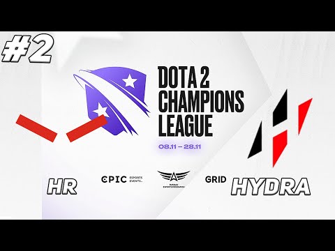 ПОКАЗАЛ КАК НАДО ИГРАТЬ НА МОРФЕ | HR vs HYDRA #2 Dota 2 Champions League 2021 Season 5 | Dota 2