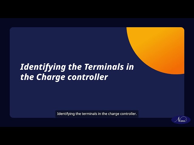 Wire a solar controller to a battery storage station Part 1
