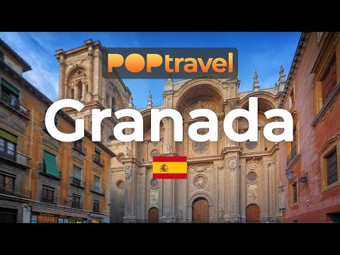 Caminhando em GRANADA / Espanha 🇪🇸 - Passeio Noturno no Centro da Cidade - 4K 60fps (UHD)