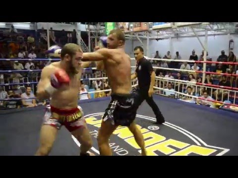Rafael Fiziev  Phuket Top Team (Kyrgyzstan) vs Damian (France) 16/12/2015 Muay Thai Fight