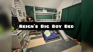 Reign gets a new bed | Crib to Bunk Bed | Toddler Room