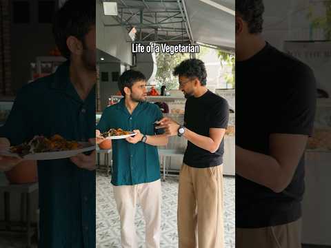 Life of a Vegetarian #shorts #comedy #friends #food