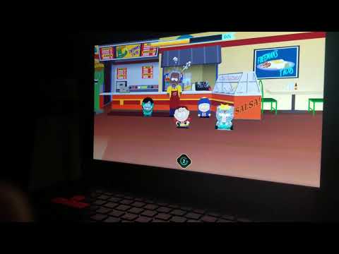 South Park The Fractured But Whole defeating Morgan Freeman at level 8