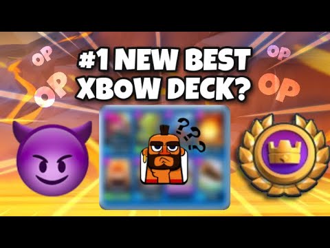 THE BEST XBOW DECK RIGHT NOW!! (GLOBAL TOURNAMENT)