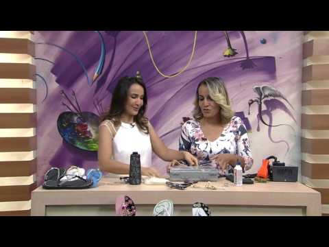 Chinelos Decorados por Andreia Bassan - 09/05/2017 - Mulher.com