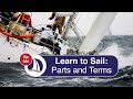Ep 4: Learn to Sail: Part 1: Parts of the Boat  and Sailing Terminology