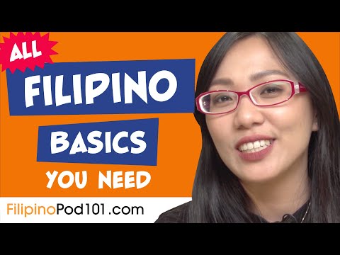 Learn Filipino Today - ALL the Filipino Basics for Absolute Beginners
