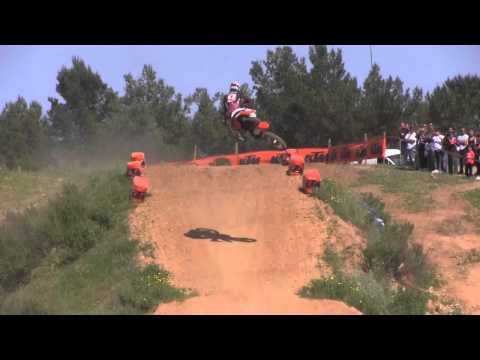 Ken de Dycker voluit op een 125cc KTM Model 2014