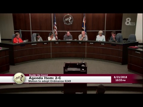 Boulder City Council Special Meeting 08-23-18