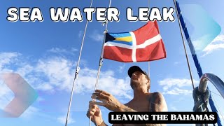 EP58 SEA WATER LEAK  AT PLANA CAY ISLAND BAHAMAS | FIXING SHERWOOD H5 WATER PUMP LEAVING THE BAHAMAS