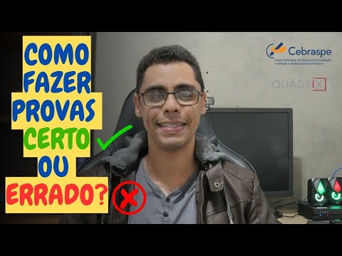 WHAT STRATEGY TO USE IN RIGHT OR WRONG TESTS??? CESPE/CEBRASPE, QUADRIX!!!