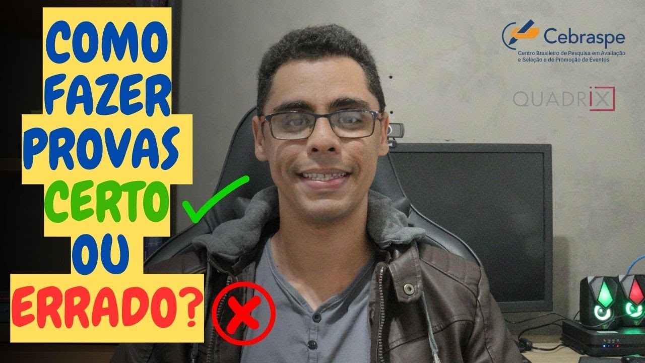 QUAL ESTRATÉGIA USAR EM PROVAS DE CERTO OU ERRADO???   CESPE/CEBRASPE, QUADRIX!!!