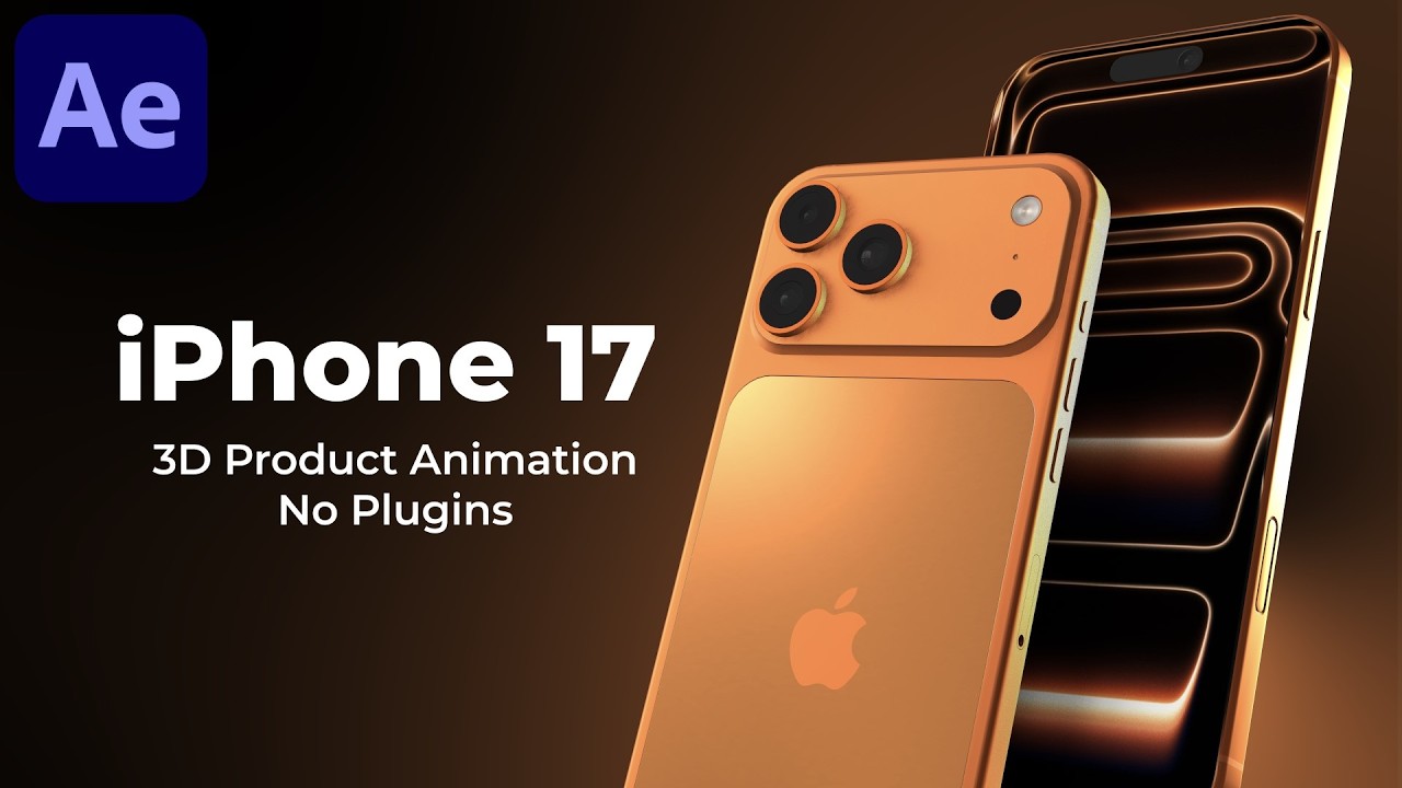 After Effects 2026 is CRAZY! - 3D Product Motion Graphics in After Effects | No Plugins Required