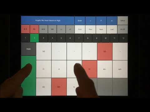 "Angels We Have Heard on High" - (Played with 2 fingers on an iPad) - CarolPlayMidi
