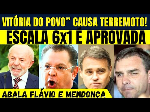 💣VITÓRIA DO POVO EXPLODE! ESCALA 6x1 APROVADA E FLÁVIO E MENDONÇA SOFREM DERROTA🔥