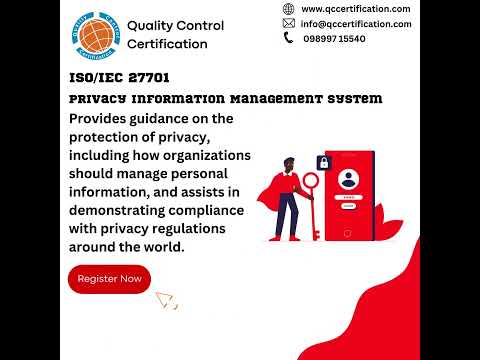 PIMS (ISO 27701) Lead Auditor & Lead Implementer training, Type Of Industry Business: Iso Certification