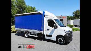Camion b&acirc;ch&eacute; < 3.5t Renault MASTER TARPAULIN 10 PALLETS CRUISE CONTROL NAVIGATION LED LIGHTS | Image 4 - Autoline