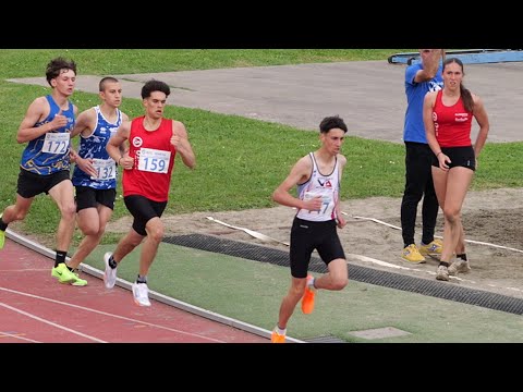 Tommaso Da Riva (ITA) 800 m Boys U18 1st Place 1:57.46 Vittorio Veneto 2025