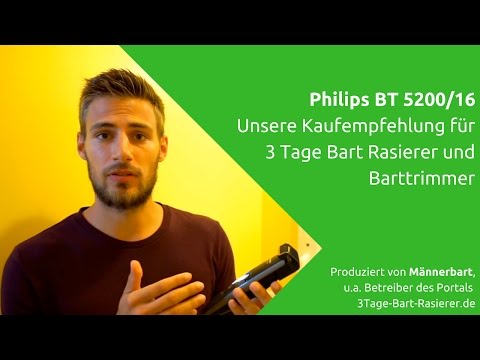 Bester 3 Tage Bart Rasierer: Philips BT5200/16 im Test