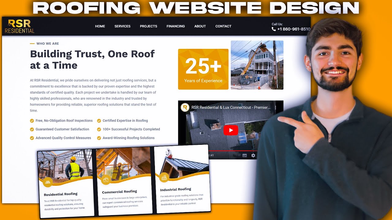 Roofing Website Full Case Study | Roofing Web Design