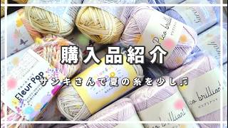購入品紹介・サンキさんで夏の糸(^ー^)ノ