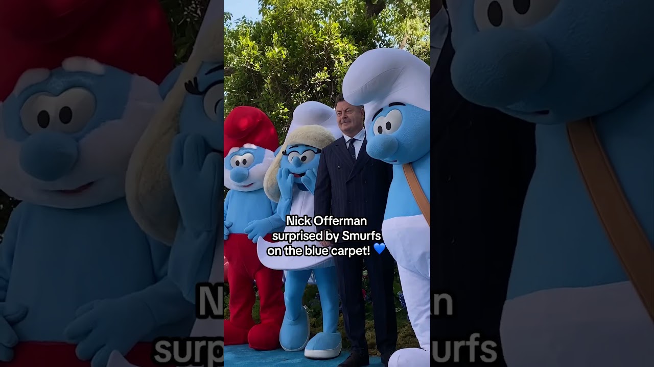 POV: When the Smurfs photobomb you.