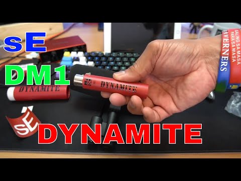 sE ELECTRONICS DM1 DYNAMITE UNBOXING/REVIEW