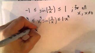The Squeeze Theorem for Limits, Example 3