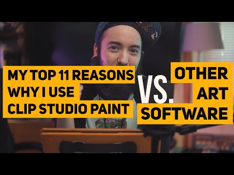 My Top 11 Reasons Why I Use Clip Studio Paint Vs. Other Art Software