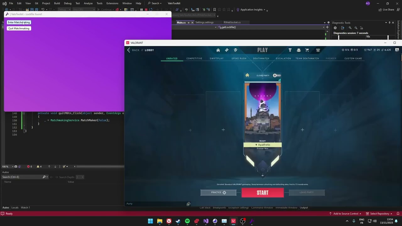 Having fun with valorant api