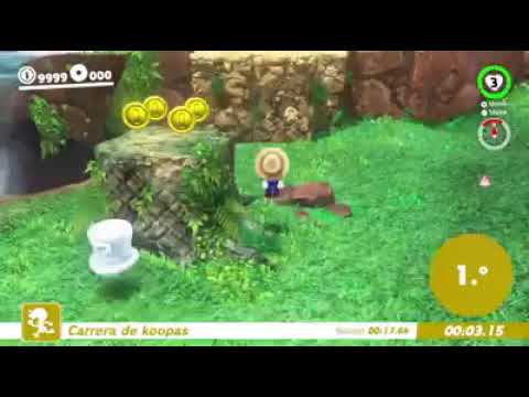 Super Mario Odyssey | Carrera de Koopas | Reino de las Cataratas | 17.21 segundos | Nintendo Switch