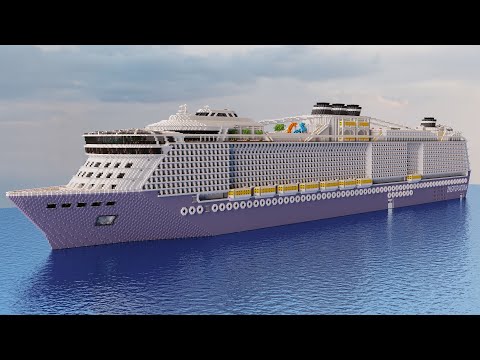 INSPIRATION - (One of) The Largest Cruise Ships in Minecraft