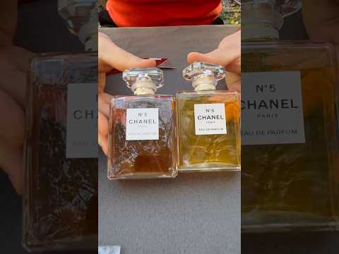 Fake vs Original Chanel No.5 Perfume